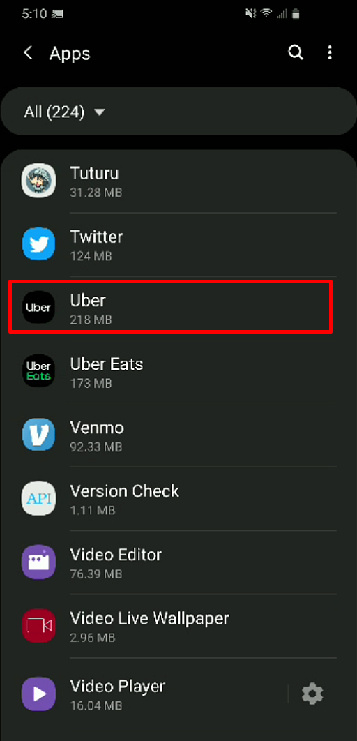 When Uber is installed i360 Go opens Uber for navigation when 