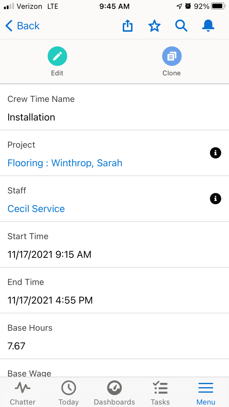 Salesforce_App_Create_Time_Staff_Start_Time_End_Time.png